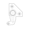 Door Hinges For Washing Machines - 1506636008 Hinge Bottom [Electrolux Aeg]